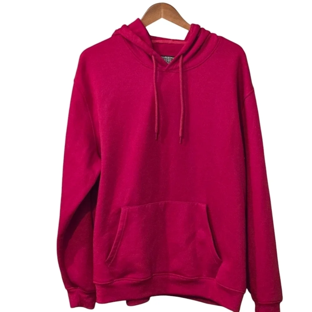 Brooklyn Cloth Mfg. Co. Red Hoodie Sweatshirt Men's Big & Tall size 2XL - Picture 2 of 15